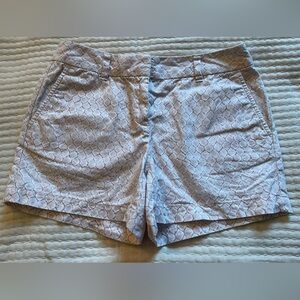 Ann Taylor Light Pink Geo-Print  Shorts